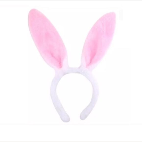 Baby Girl Easter Outfit - Onesie and Bunny Ears - Picture 3 of 4